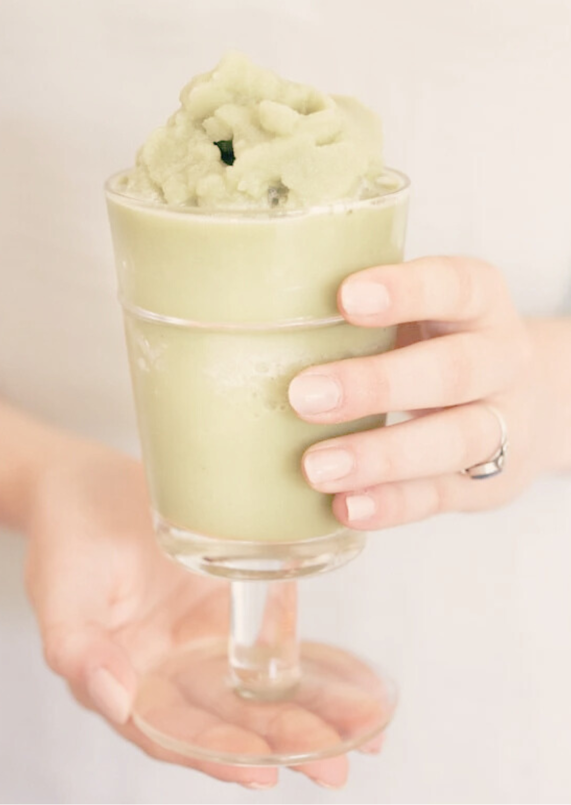 Matcha Latte congelat saludable