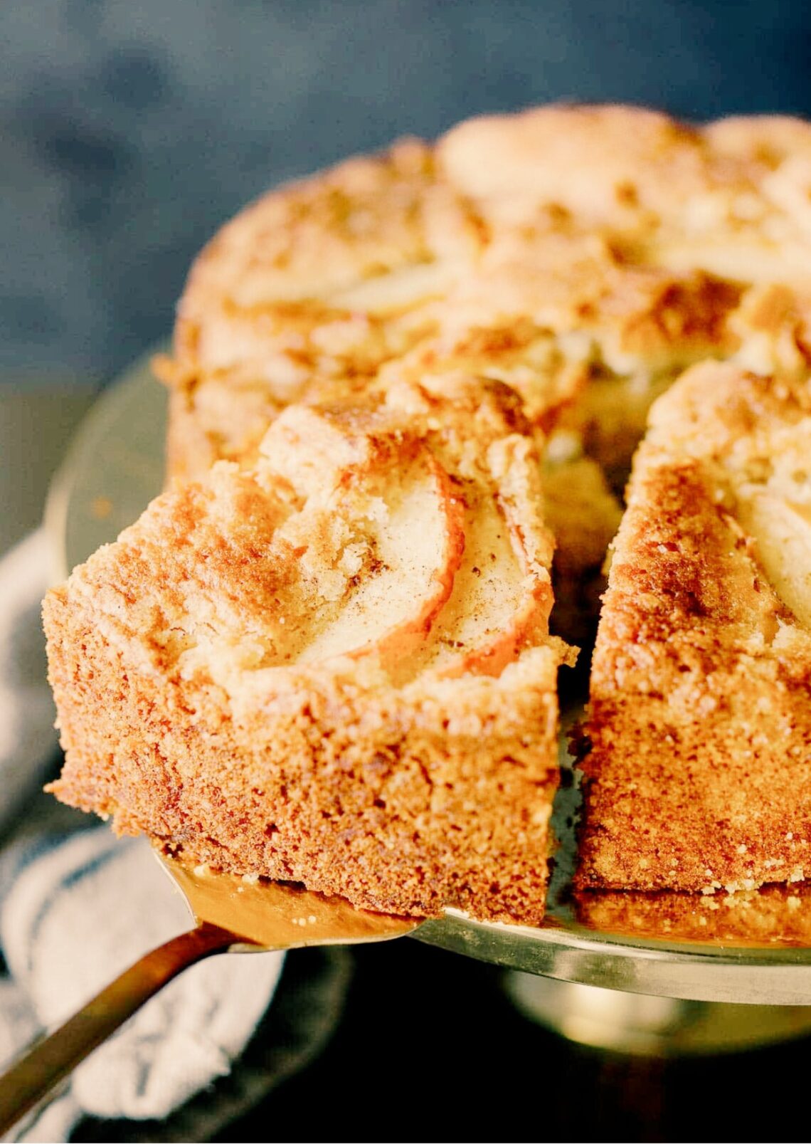 pastís de poma amb cardamom