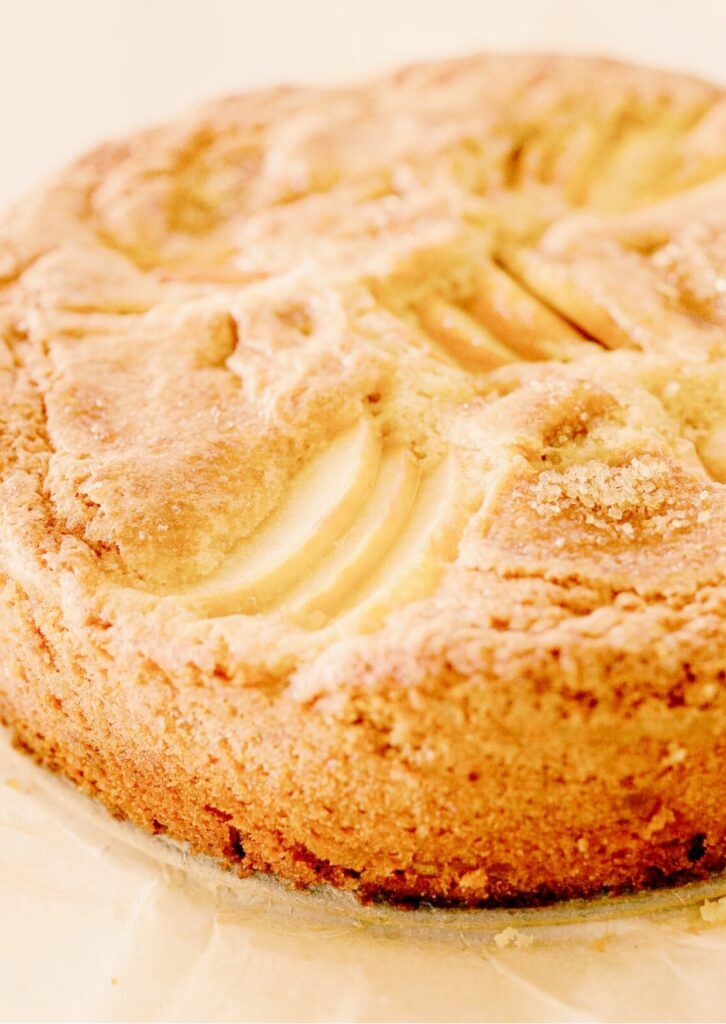 pastís de poma amb cardamom